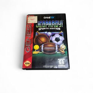 VTG SEGA Genesis Jeopardy Sports Edition Game 1993 Untested